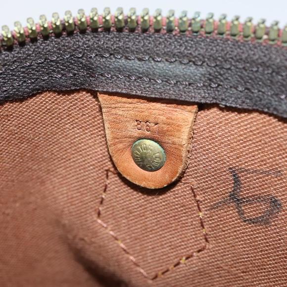 LOUIS VUITTON Monogram Speedy 35 Hand Bag M41524 LV Auth 141794 - Picture 12 of 16